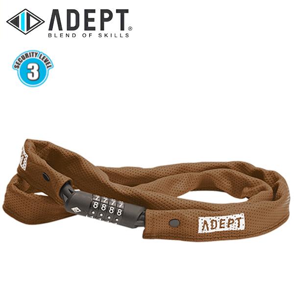 自転車 ロック 鍵 ADEPT アデプト C311 CARAMEL LKW257097 暗証番号タイ...