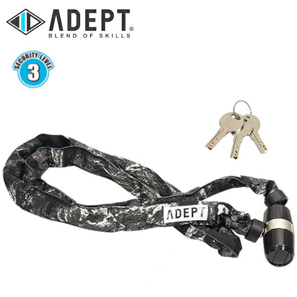 自転車 ロック 鍵 ADEPT アデプト K311 アンスラサイト　LKW25805