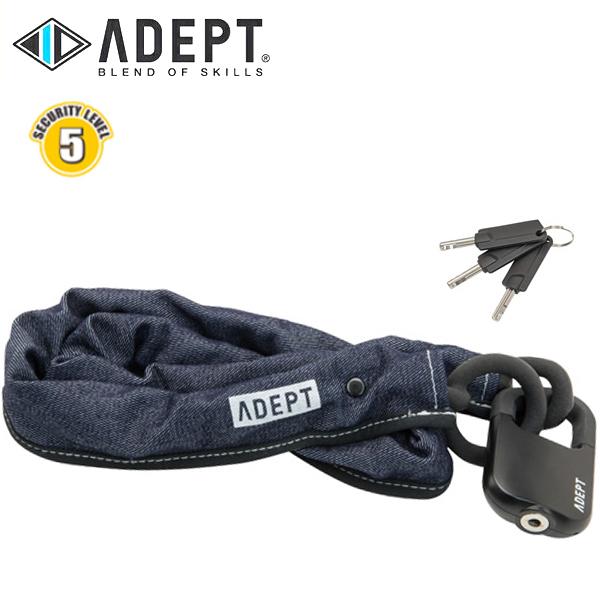 自転車 ロック 鍵 ADEPT アデプト MOD 511 デニム LKW25904