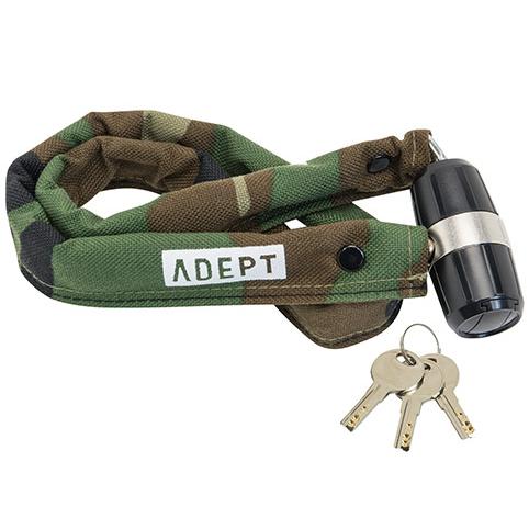 自転車 ロック 鍵 ADEPT アデプト K307 カモフラージュ LKW27102
