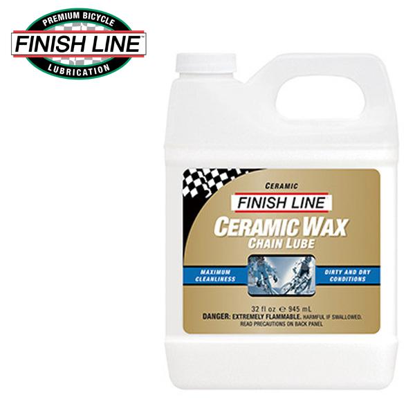 FINISH LINE フィニッシュ ライン セラミック ワックス チェーン ルーブ 945ml ボ...