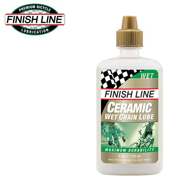 FINISH LINE フィニッシュ ライン セラミック ウエット チェーン ルーブ 120ml ボ...