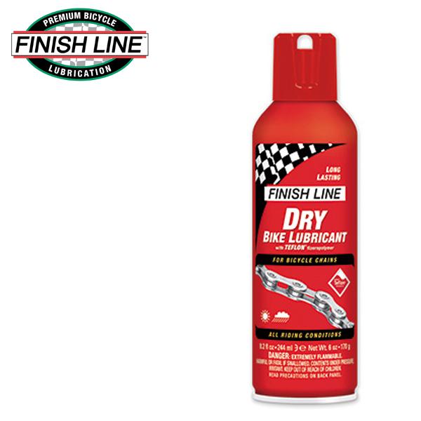 FINISH LINE フィニッシュ ライン ドライ バイク ルブリカント 244ml エアーゾール...