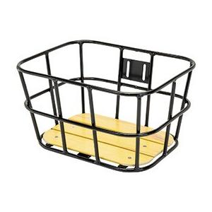 GIZA PRODUCTS ギザ プロダクツ AL-N04 ウッド ボトム バスケット S BLK ...