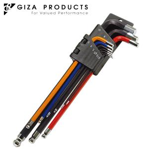 GIZA PRODUCTS ギザ プロダクツ 9本六角レンチ セット ツール 自転車 工具｜atomic-cycle