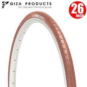 マウンテンバイク タイヤ GIZA PRODUCTS ギザ プロダクツ C-1384 26x1.15 BRN TIR29601 26インチ｜atomic-cycle