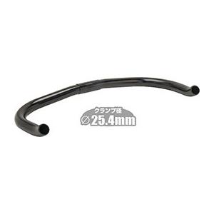 NITTO ブルホーンバー RB010 ブラック 幅400mm +ブレーキセット NITTO 日東 RB-010 400mm 25.4 BLK ハンドル バー HBR18900