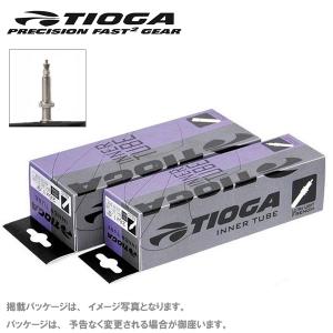 【2本セット】 TIOGA タイオガ チューブ TIT11000 インナーチューブ UL 仏式 700x18-25C 60mm｜atomic-cycle