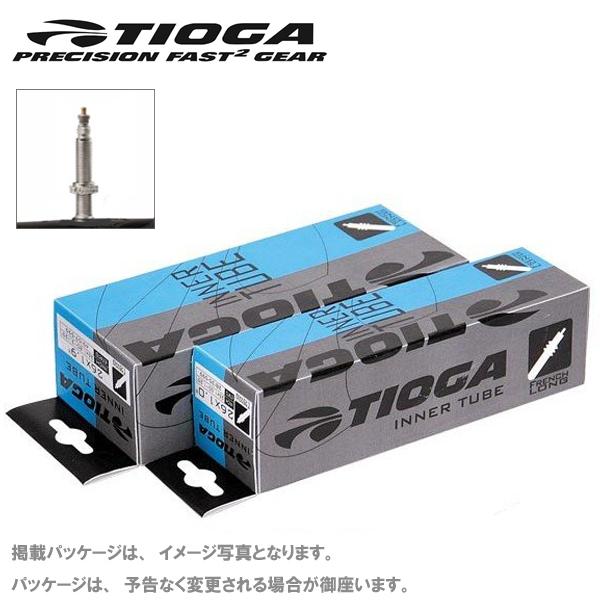 【2本セット】 TIOGA インナーチューブ 仏式 700x18-25C 80mm TIT14000...