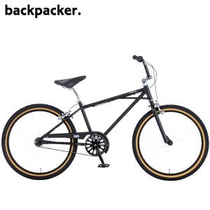 BACKPACKER バックパッカー 609 BMX マットブラック 24インチ クルーザー｜atomic-cycle