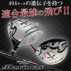 「在庫限り」 ワークス ゴルフ ワイルド マキシマックス ドライバー ワークテック V-SPEC α-II カーボンシャフトWORKS