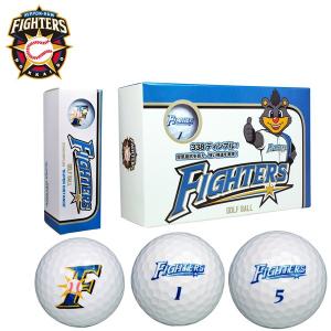 プロ野球  ゴルフ 北海道日本ハムファイターズ NFBA-7755 6個入り ゴルフボール オフィシャルグッズ