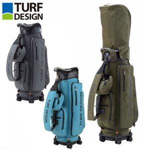 朝日ゴルフ ターフデザイン TDCB-2071 ローラー キャディバッグTURF DESIGNゴルフバッグ キャスター付き