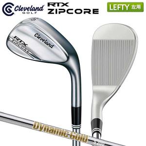 「レフティー/左用」 ダンロップ ゴルフ クリーブランド RTX ZIPCORE ウェッジ ダイナミックゴールド スチールシャフトDUNLOPCleveland ジップコア