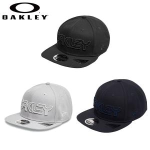 オークリー ゴルフ ニューエラ FOS900728 B1B MESHED FB HAT 平つば キャップOAKLEY フラット