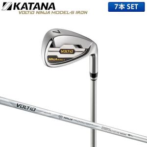 カタナ ゴルフ ボルティオ ニンジャ モデルS アイアンセット 7本組 (6-P,A,S) オリジナルMCI VOLTIO 40 カーボンKATANA