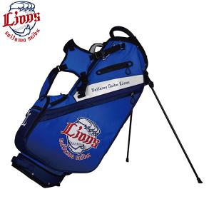 レザックス(LEZAX) 埼玉西武ライオンズ 9.5型キャディバッグ ネイビー SLCB-2437 LEZAX（レザックス） 埼玉西武ライオンズ 9.5型キャディバッグ
