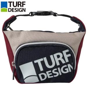 朝日ゴルフ ターフデザイン TDMP-2072 ミニ ポーチ レッドTURF DESIGN