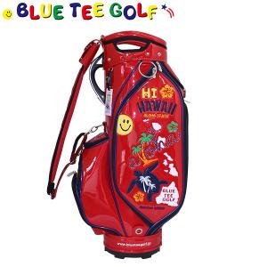 ブルーティー ゴルフ HI-Hawaii CB-020 エナメル キャディバッグ レッドゴルフバッグの商品画像