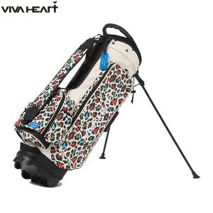 ビバハート イーリー キシモト VIVA HEART×ELEY KISHIMOT PARTY LEOPARD レオパード 013-17800 スタンド キャディバッグ オフホワイト(005)