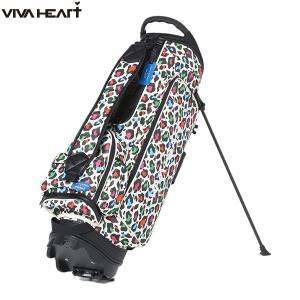 ビバハート イーリー キシモト VIVA HEART×ELEY KISHIMOTO PARTY LEOPARD レオパード 013-17800 スタンド キャディバッグ ベージュ(052)