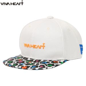 【送料無料】 ビバハート ゴルフ イーリー キシモト VIVA HEART×ELEY KISHIMOTO PARTY LEOPARD レオパード 013-57800 フラット キャップ オフホワイト(005)