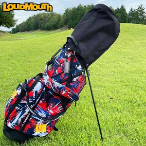 【限定モデル】 ラウドマウス ゴルフ LM-CB0021 スタンド キャディバッグ Icicles(178) Loudmouth ゴルフバッグ