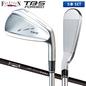 「9日限定！最大5,000円引きクーポン！」フォーティーン TB-5 FORGED アイアンセット 5本組(6-P) FT-70i カーボンシャフト フォージド｜atomic-golf