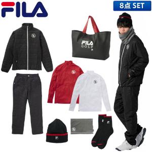 フィラ 782-100 メンズ 2023新春ゴルフ 福袋 8点入り ブラックFILA お楽しみ袋