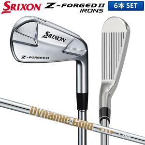 ダンロップ スリクソン Z-FORGED II アイアンセット 6本組(5-P) ダイナミックゴールドDST スチールシャフト DUNLOP SRIXON Zフォージド2｜テレ東アトミックゴルフヤフー店