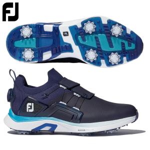 フットジョイ 55456 ハイパーフレックス コア ボア ゴルフシューズ ネイビー×ブルー FOOTJOY BOA｜atomic-golf