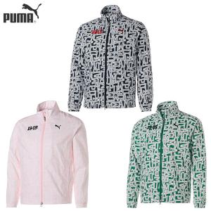 「クリアランス」 プーマ ゴルフ 622392 グラフィック ストレッチ 長袖 ブルゾン ジャケット PUMA ゴルフウェアの商品画像