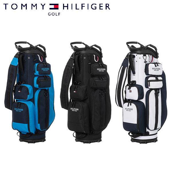 トミーヒルフィガー ゴルフ THMG4SC3 カラーブロック カート キャディバッグ ゴルフバッグ