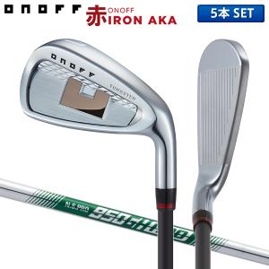 ONOFF（オノフ） アイアンセット アカ（#7-PW 4本セット）SMOOTH KICK
