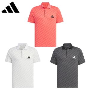 「送料無料」アディダス ゴルフ IKJ53 HEAT.RDY BOSジャガード ポロシャツ ゴルフウェア 半袖 adidas｜atomic-golf