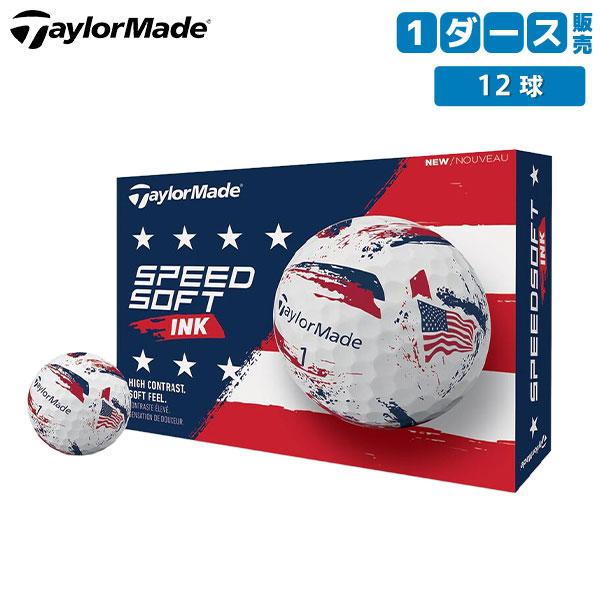テーラーメイド M1036901 スピードソフト インク ゴルフボール 1ダース/12球