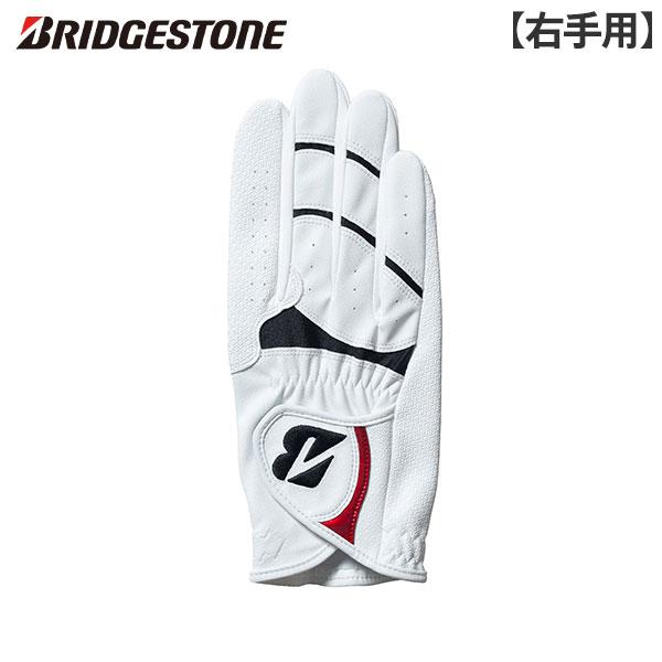 「送料無料/右手用」ブリヂストン ストロングデュアル ゴルフグローブ GL2608 ホワイト×レッド...