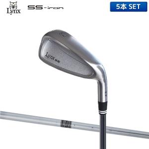 リンクス ゴルフ SS ハイバンス アイアンセット 5本組 (6-P) オリジナル スチールシャフト Lynx SSアイアン