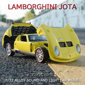 ランボルギーニ イオタ 1/32 ミニカ− 全4色 ライト点灯 合金モデル 名車 スーパーカー 模型｜atomic-line