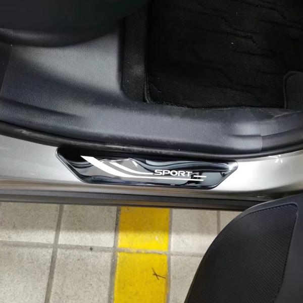 サイドステップガード 新型 レクサスNX 20系 専用 外装 パーツ アクセサリー 外側 4P 3色