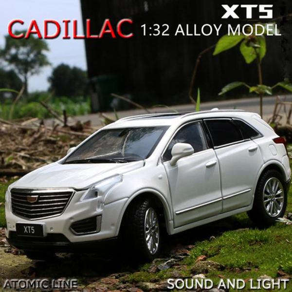 キャデラック XT5 クロスオーバー 1/32 ミニカー 全3色 ライト点灯 エンジンサウンド 合金...