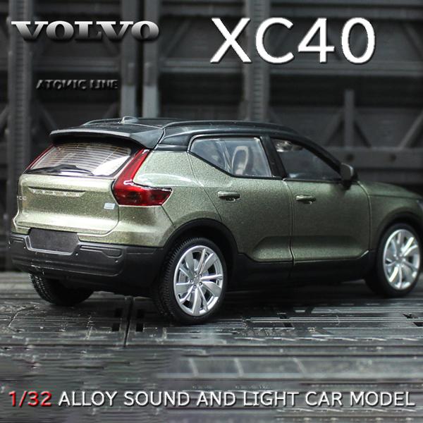 VOLVO ボルボ XC40 1/32 ミニカー全3色 ライト点灯 エンジンサウンド 合金モデル