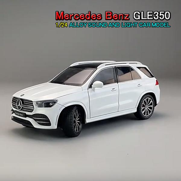 メルセデス ベンツ GLE 350 1/24 ミニカー 全3色 ライト点灯 エンジンサウンド 合金モ...
