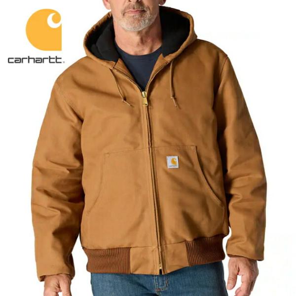 Carhartt J140 LOOSE FIT FIRM DUCK INSULATED FLANNE...