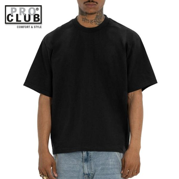 PRO CLUB HEAVYWIDE Tシャツ ショートスリーブ ブラック 黒 半袖 TEE Bla...