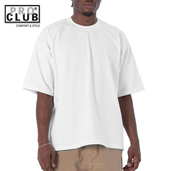 PRO CLUB HEAVYWIDE Tシャツ ショートスリーブ ホワイト 白 半袖 TEE Whi...