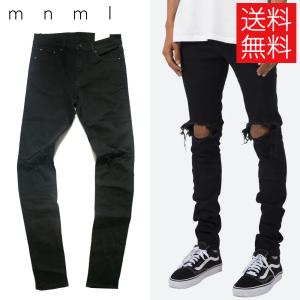 mnml ミニマル M14 STRETCH DENIM Black トレンド ストレッチ デニム