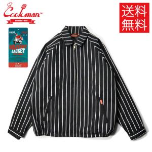 クックマン DELIVERY JACKET EX WARM デリバリージャケット COOKMAN（クックマン） Delivery Jacket EX Warm Stripe Black