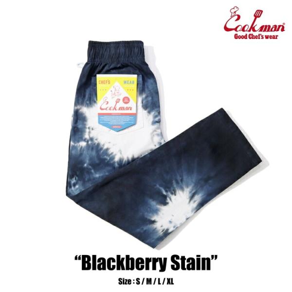 COOKMAN クックマン Chef Pants シェフパンツ Blackberry Stain ブ...