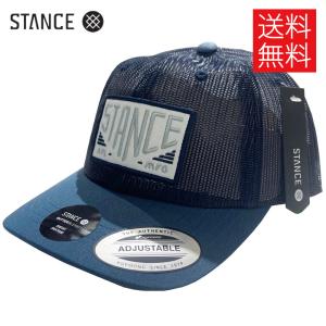 【送料無料】STANCE STANDARD アジャスタブル メッシュ キャップ ネイビー 帽子 紺 ADJUSTBLE MESH CAP Navyスタンス フリーサイズ メンズ レディース 男女兼用｜atomicdope